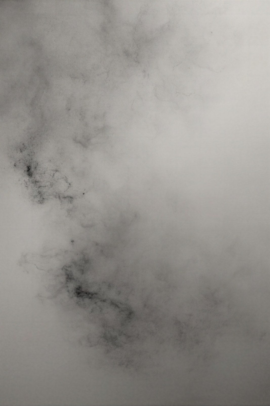Charcoal Mist Art Print | Monochrome Abstract Wall Art | Atmospheric Graphite Gesture — grid