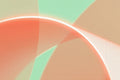 Luminous Drift, Apricot & Mint Abstract Wall Art Print | Pastel Color Field — grid