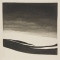 Mezzotint Landscape Art Print, Velvety Black & Grey Wall Art | Aquatint Square Giclée — grid