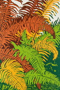 Fern Canopy, Botanical Risograph Art Print | Lush Wall Art for Plant Lovers — grid