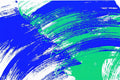 Sapphire & Emerald Gestural Abstract Wall Art | Jewel Tone Risograph Art Print — grid