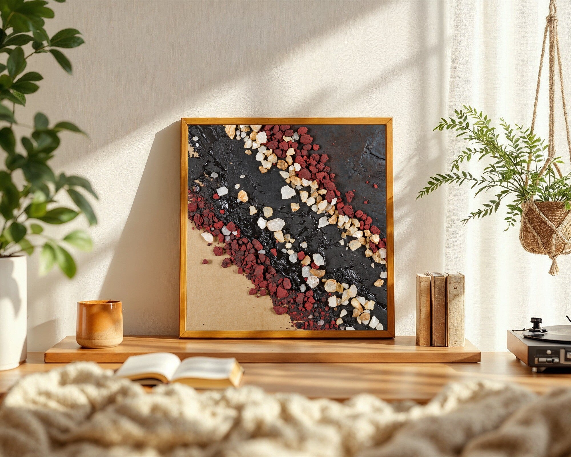 Salt and Iron · Abstract Art Print · Rust Oxide Textures · Industrial Wall Art · Dark Home Decor — room-s-clean